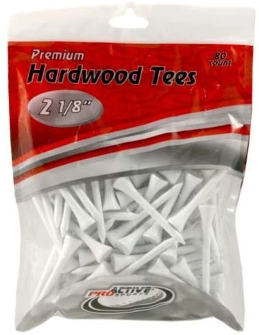 ProActive Premium Sports Hardwood Golf Tees 2.125" 80 Count - Image 2