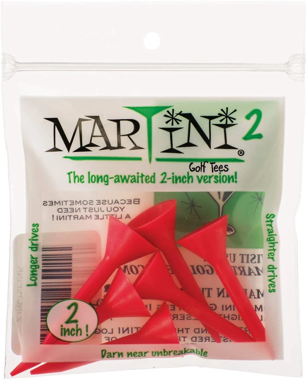 Martini Tees - 2" - 6 Pack - Image 2