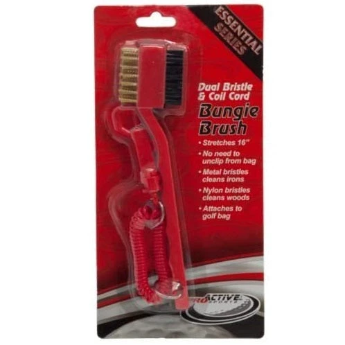 Club Brush Dual Bristle & Coil Cord Bungie Brush - Image 2