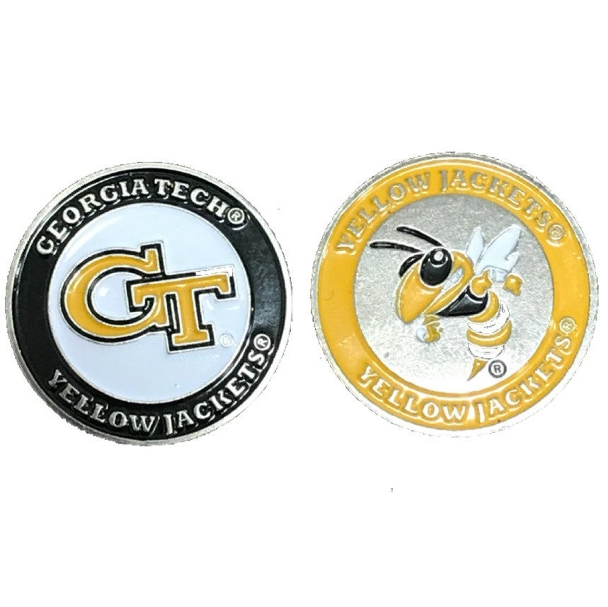 NCAA Double Sided Collegiate Golf Ball Marker Coins - Image 18