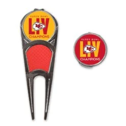 WinCraft Kansas City Chiefs Super Bowl Divot Tool Hat Clip Set