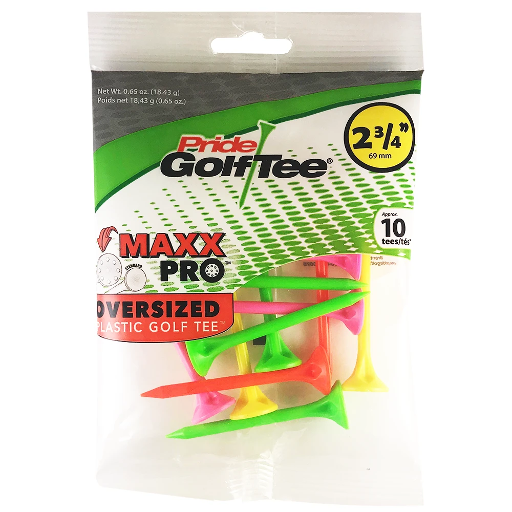 Pride MaxxPro Oversized Plastic Golf Tees - Image 2