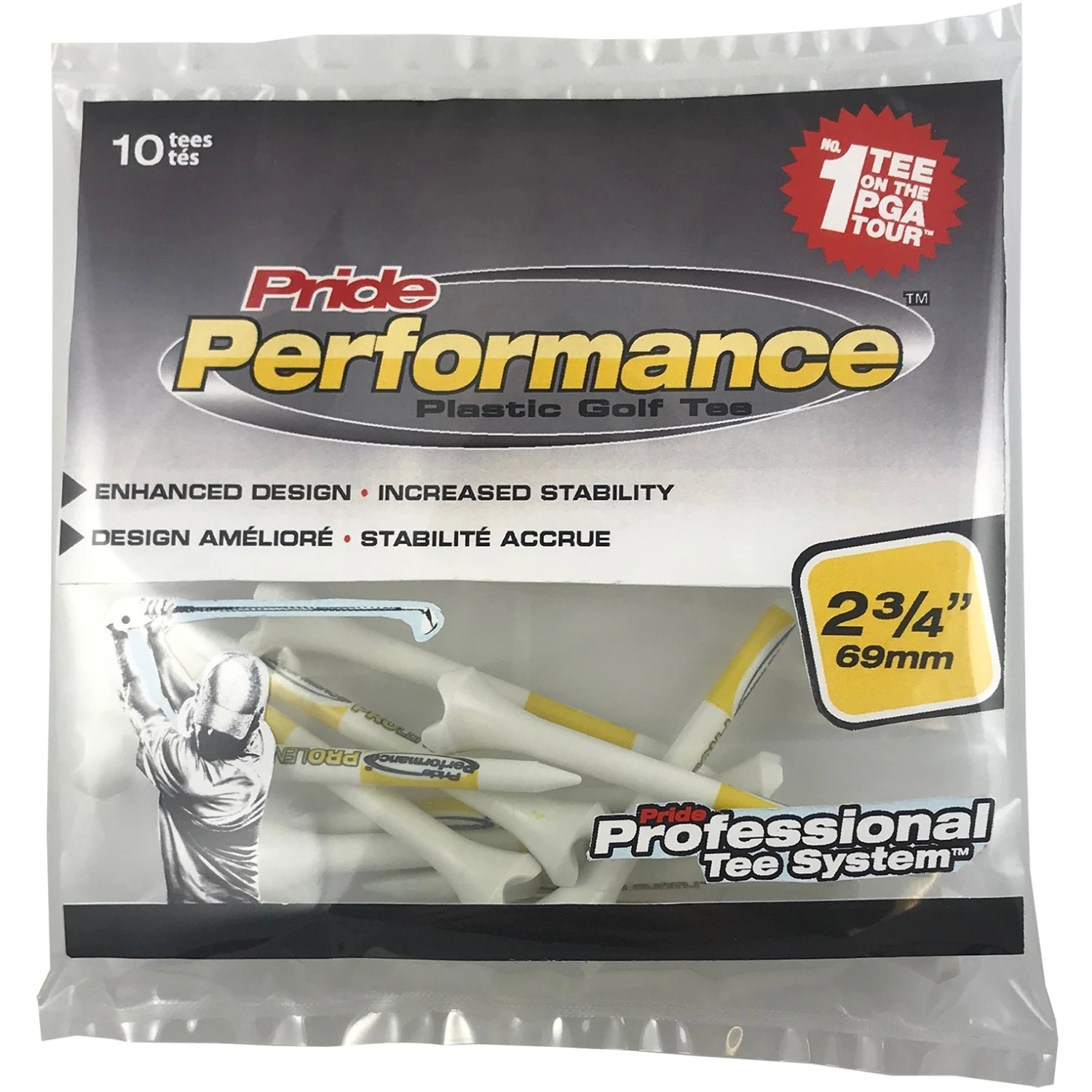 Pride Performance Plastic PTS Golf Tees - Image 3