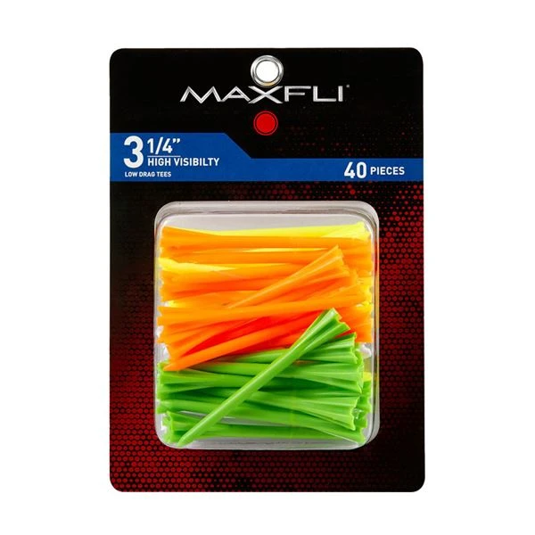 Maxfli Pronged High-Visibility Golf Tees - 40 Pack - Image 2