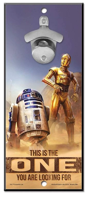 WinCraft Star Wars Bottle Opener 13" X 5" Wooden Signs - Image 4