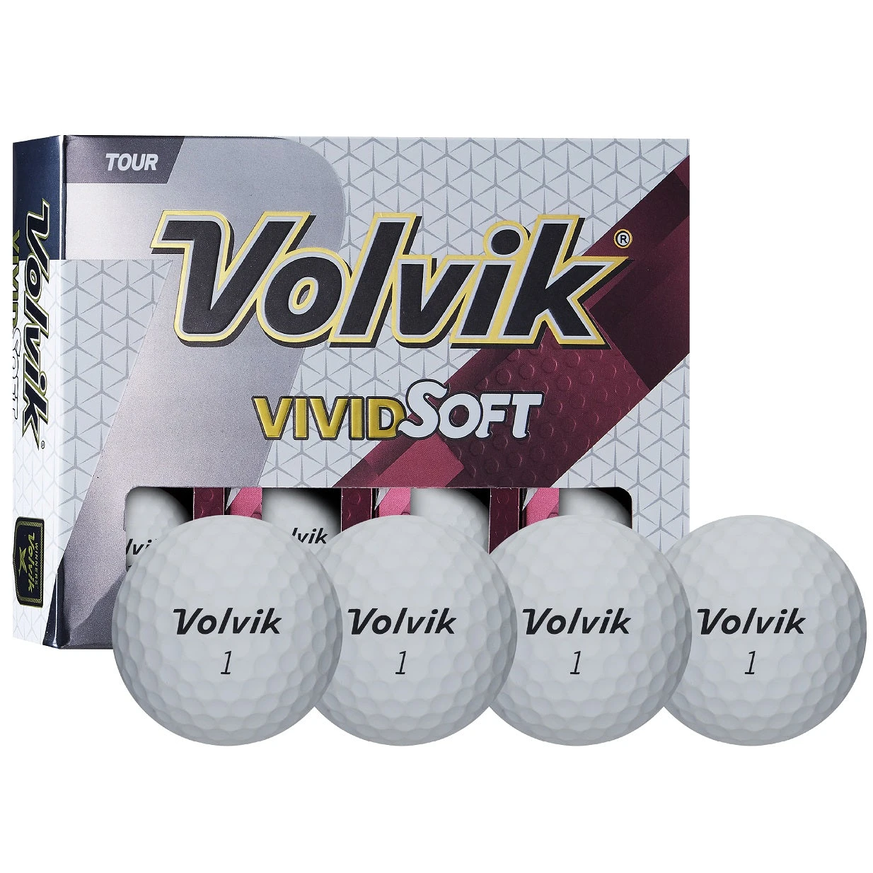 Volvik Vivid Soft Matte Urethane Golf Balls - Image 4