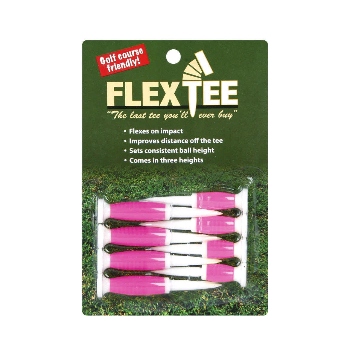 FlexTee Flexible Golf Tees - 8 Pack - Multi Heights - Image 3
