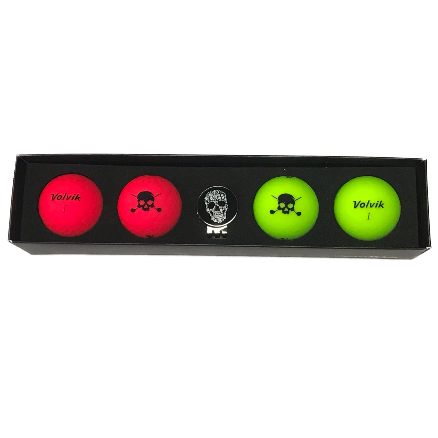 Volvik 2019 Limited Skull Edition Golf Balls W/ Marker - Image 2